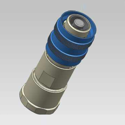 Metal high voltage connector