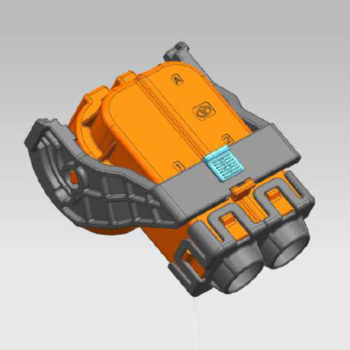 9mm两孔弯式连接器