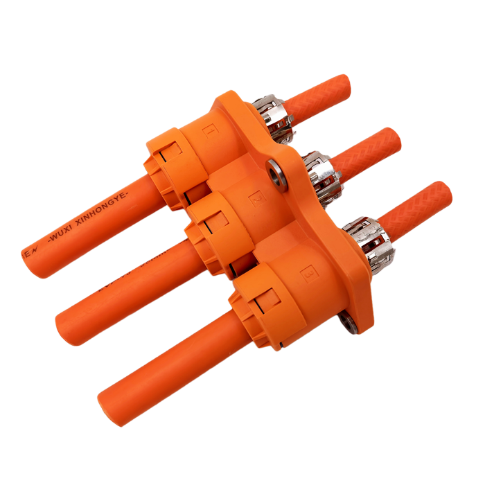 三芯过孔连接器