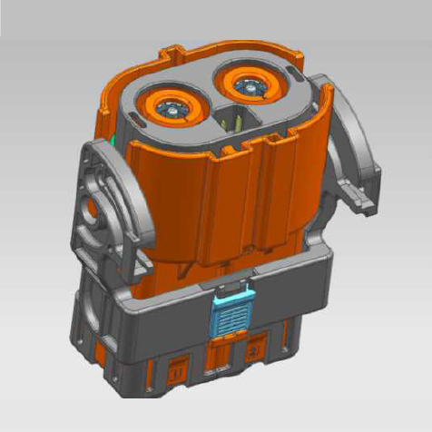 9mm两孔直式连接器